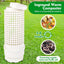 2 Pack Compostador Gusanos con Tapa Pala y Guantes