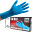 Guantes látex grueso 14mil azul industrial texturizado 50uds