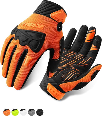 Guantes bicicleta MTB hombres protección nudillos