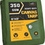 Lona exterior resistente 6x8ft algodón 12oz impermeable