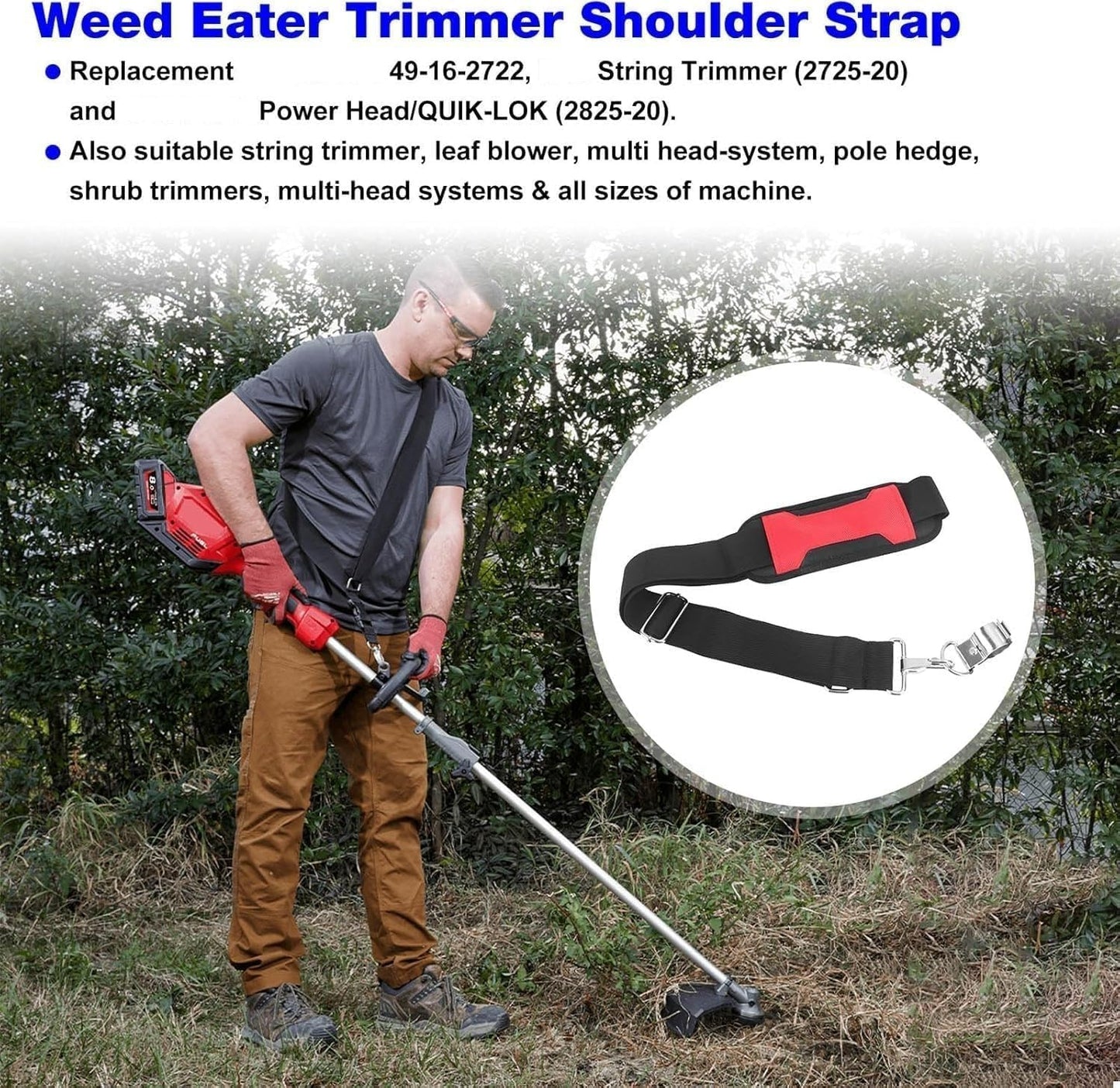 Correa hombro repuesto Weed Eater EGO Power 56V