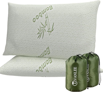 Almohada camping espuma viscoelástica portátil