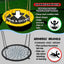 Columpio platillo para niños 45pulg acero resistente 220lb