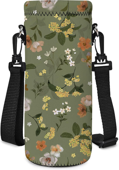 Bolsa neopreno para botella 16.9-33.8oz con correa ajustable