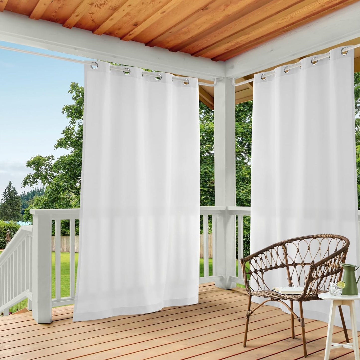 2 Pzas Cortinas Opacas 54x132pulg para Interiores y