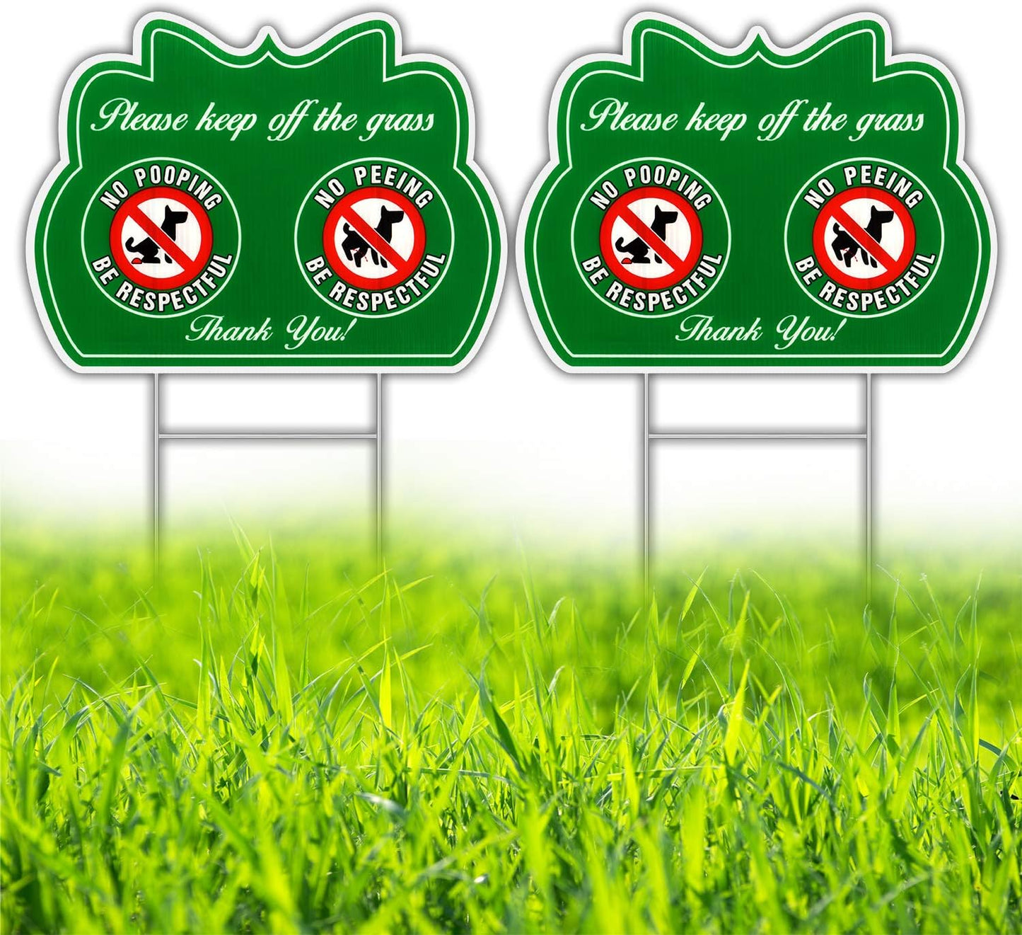 Letrero perro no orinar/defecar 12x9pulg metal resistente UV