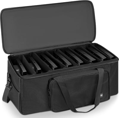 Bolsa acolchada luces par DJ 29.5x10.2pulg con divisores