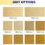 50 Hojas Lija 40-1000 Grano Surtido 5.5x4.5pulg Carpintería