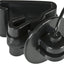 Aislador T-Post Pin-lock 25 Uds Negro