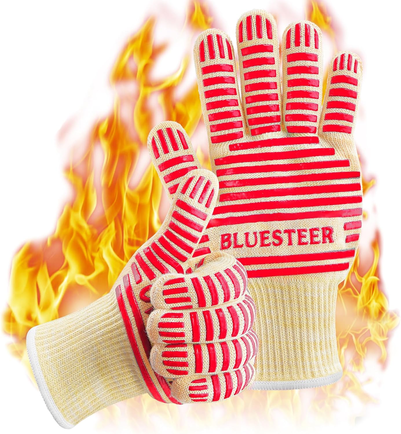 Guantes horno silicona antiderrap 540°F