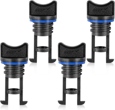Kit 4 tapones drenaje barco kayak canoa con sello goma