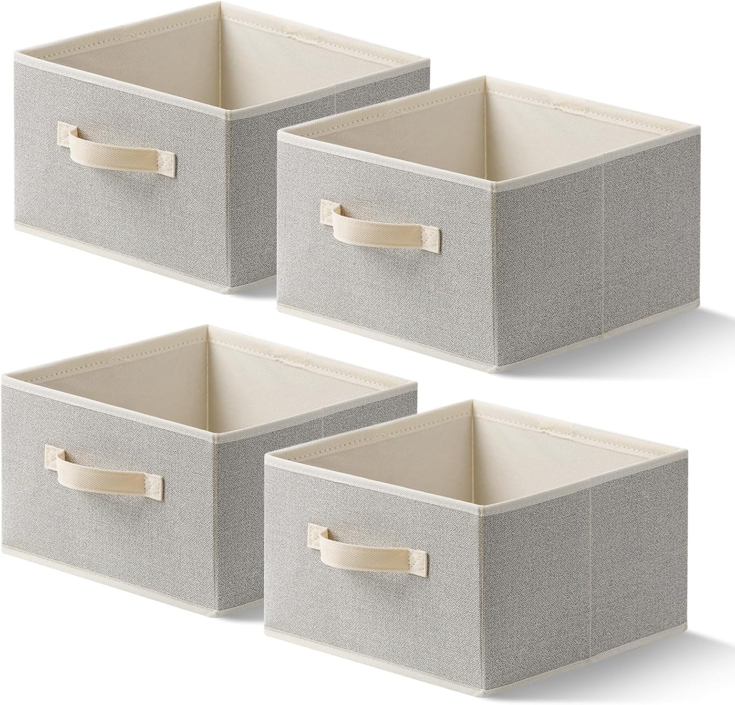 Cestas tejidas 11" con asas plegables para juguetes