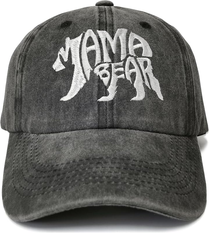 Sombrero bordado mamá oso y papá oso