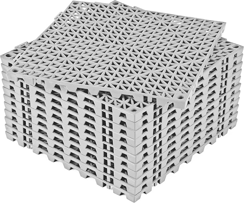 Cojín modular goma antiderrap con drenaje 11.8"