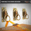 10 Ranuras E-Track y 10 Anillas O Galvanizadas Anclajes
