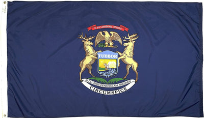 Bandera Michigan nailon 200D FMAA resistente fabricada
