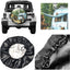 Funda neumático repuesto RV SUV 14" impermeable universal
