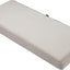 Cojín banco exterior repelente agua 59x18x3" color gris