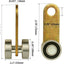 Rodillos carrito 2 ruedas para canales 1-5/8"