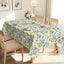 Mantel rectangular verano azul limón pájaros poliéster 55x