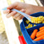 Set 5 utensilios acero inox con abridor y funda para campamento
