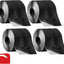 Protectores puerta autoadhesivo 7ftx3pulg negro