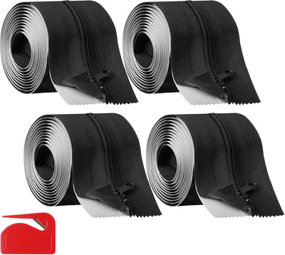 Protectores puerta autoadhesivo 7ftx3pulg negro
