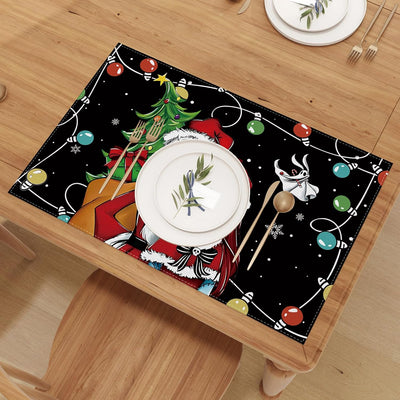 Set 4 Manteles Navidad Hogar Cocina Comedor