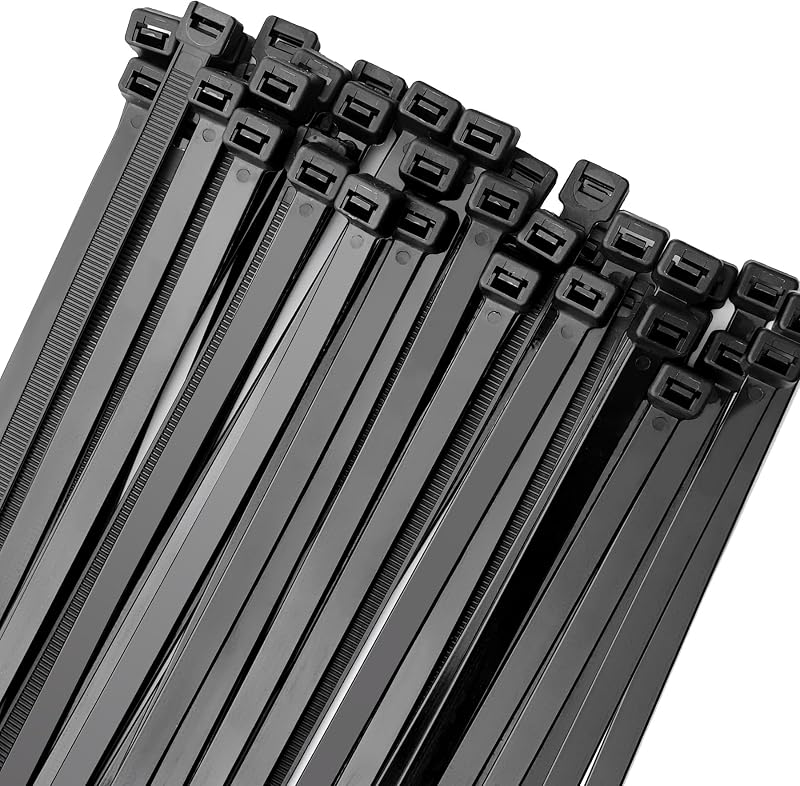 100 Bridas 16pulg Resistentes 175lb Negro