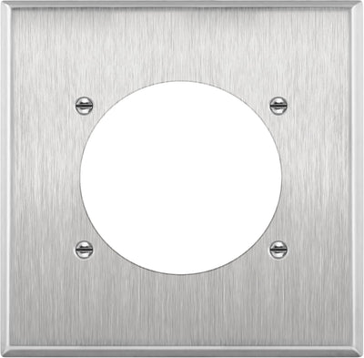 Placa NEMA 14-50R acero inox 2.46pulg para cargador VE