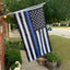 Bandera azul estrellas 4x6ft nailon con ojales latón