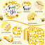 Set 250 pzas decoración fiesta abeja platos servilletas