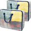 Bolsas almacenamiento transparentes con cremallera 75L