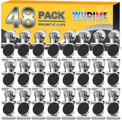 48 Imanes para refrigerador clips magnéticos hogar oficina