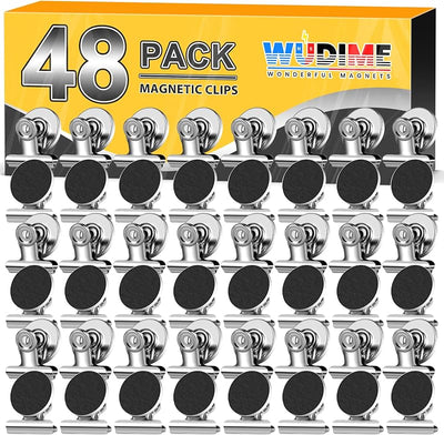 48 Imanes para refrigerador clips magnéticos hogar oficina