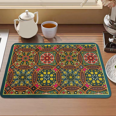 Tapete para cafetera 16x24pulg con base antideslizante cocina