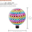Globo cristal lágrima 10" multicolor