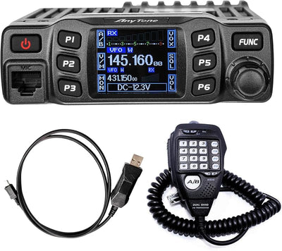 Radio móvil transceptor VHF/UHF 25W para vehículo