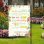Bandera poliéster versículos bíblicos 12x18" jardín