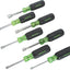Set 7 Pzas Destornilladores Tuercas Eje Hueco 3pulg