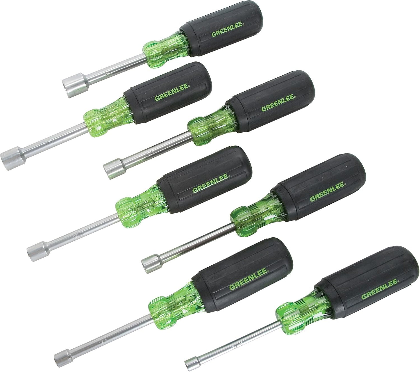 Set 7 Pzas Destornilladores Tuercas Eje Hueco 3pulg
