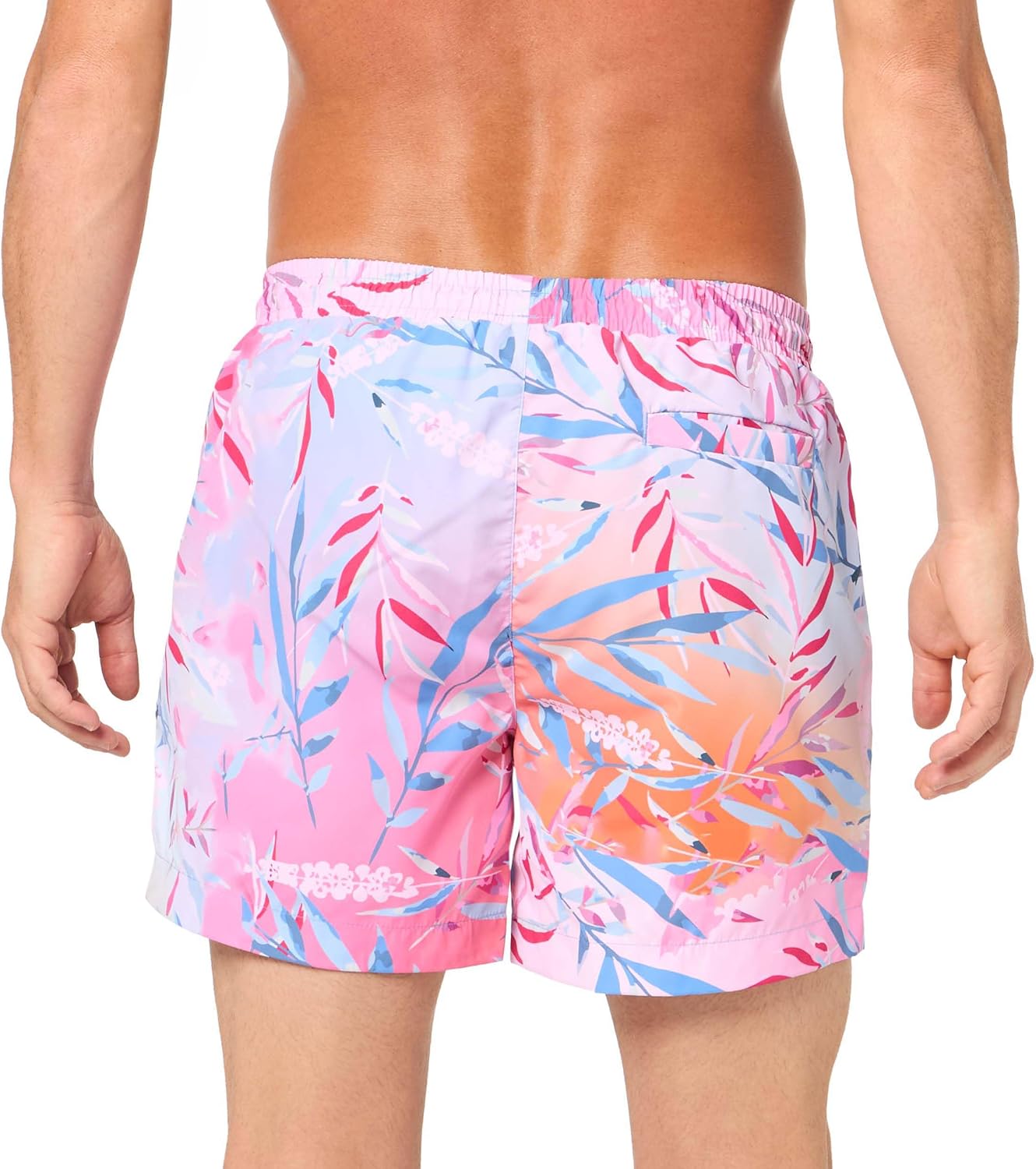 Bañador Hombre Estampado Hojas Tropicales