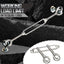 6 Tensores M4 Acero Inox Ajustables Cable