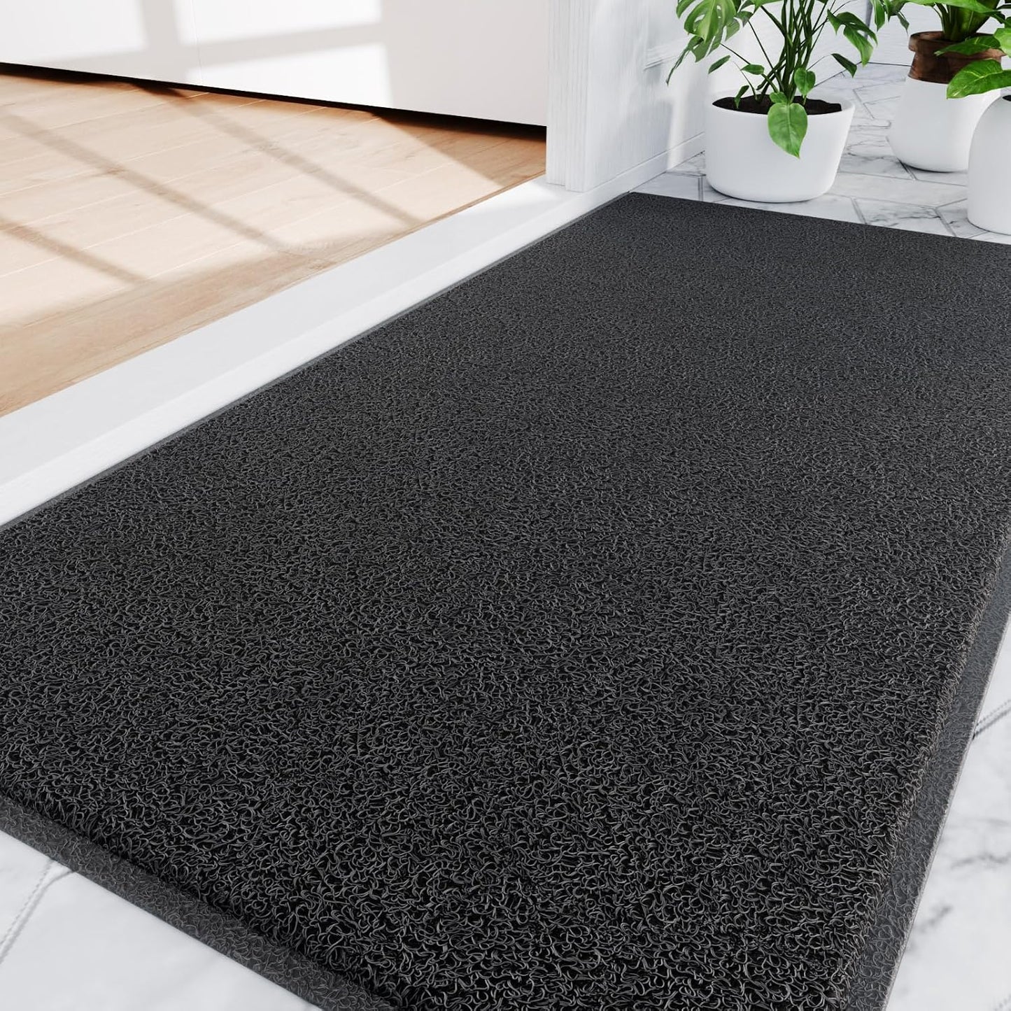 Tapete puerta 36x48pulg impermeable resistente decoloración