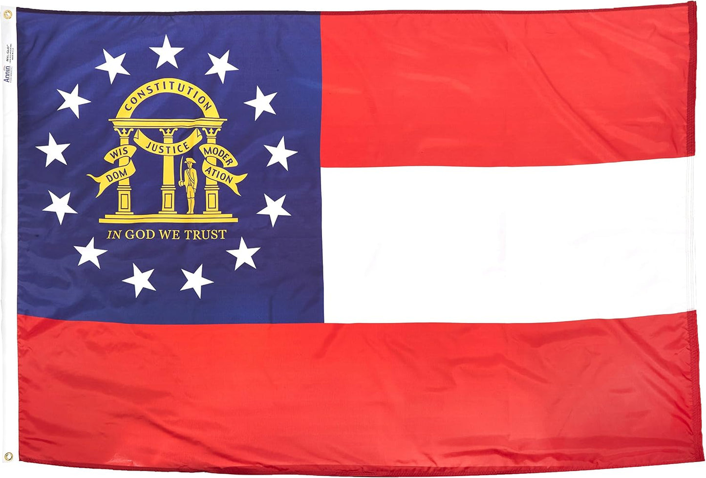 Bandera Georgia 4x6ft fabricada EE.UU.