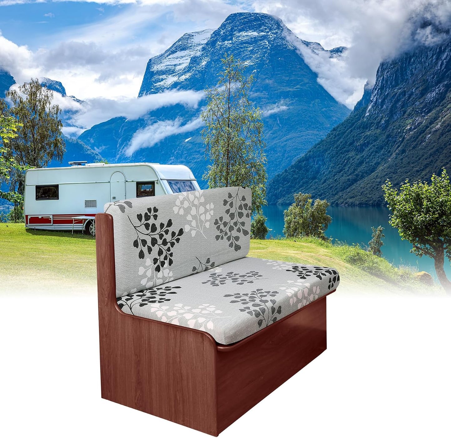 Fundas cojín elásticas para asientos autocaravana camping