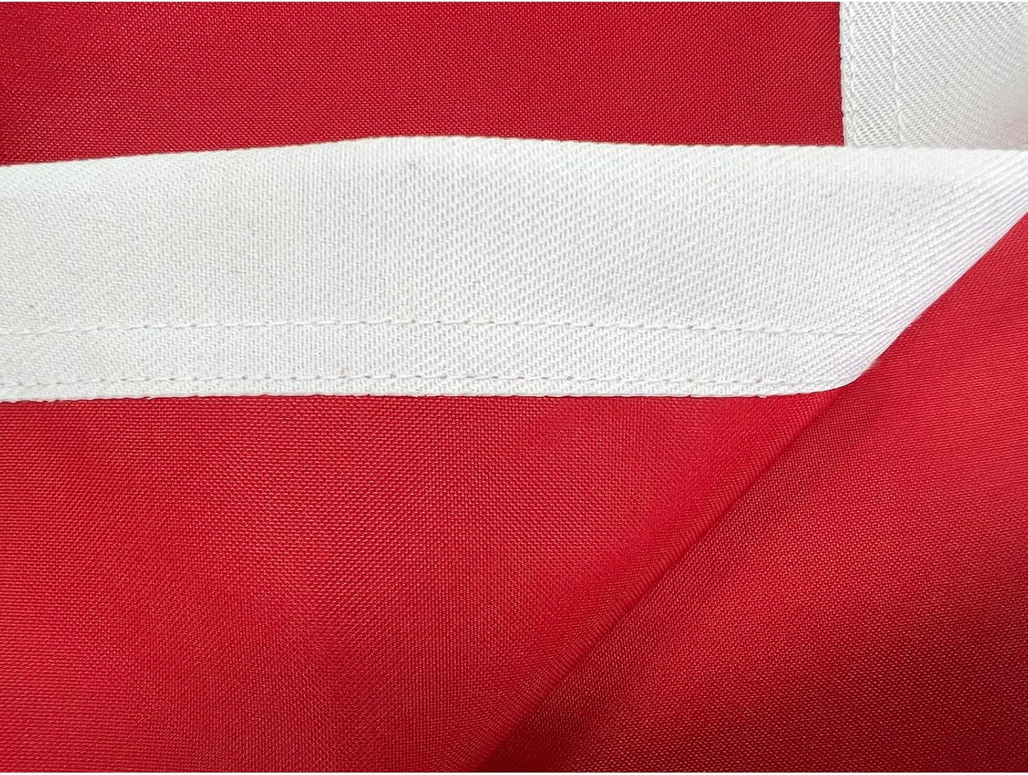Bandera roja de nailon 210D 3x5ft doble cara resistente