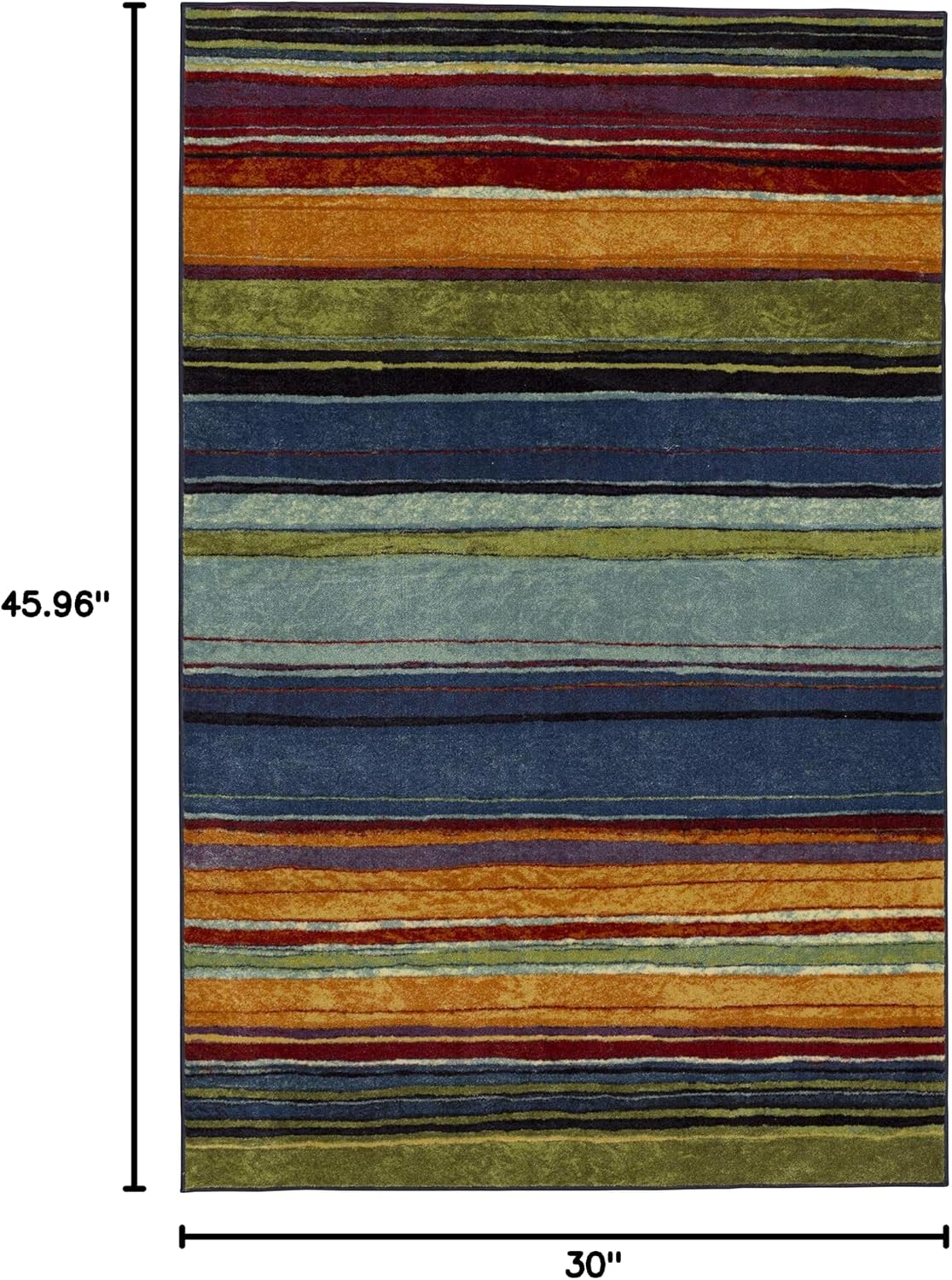 Tapete impreso estilo arcoíris New Wave Nylon