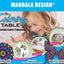 Mantel interactivo para colorear niños y adultos 60x84 pulg