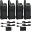 Radio bidireccional RT22 recargable USB-C 4 unidades